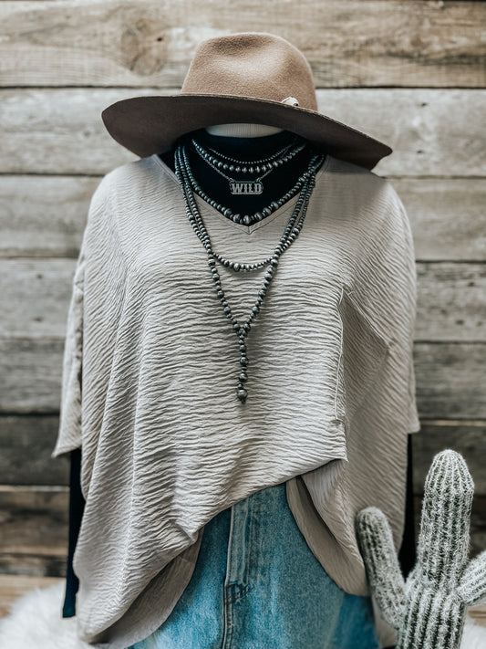 Oversized Pocket Top