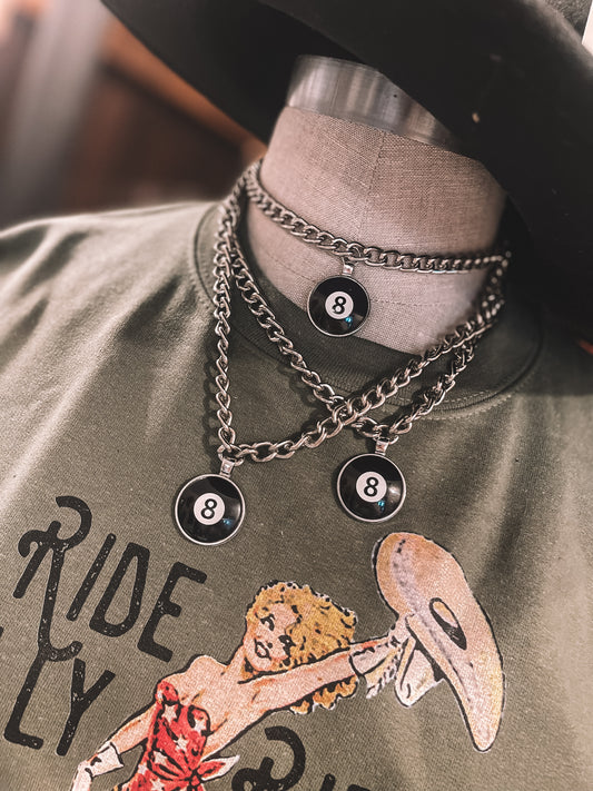 8 Ball Necklace (Thick)
