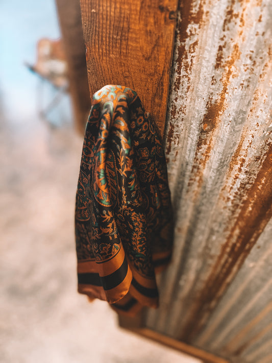 The Brown Paisley Wild Rag