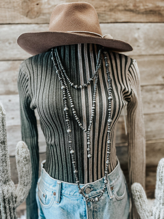 Half & Half Sweater (Army Green)