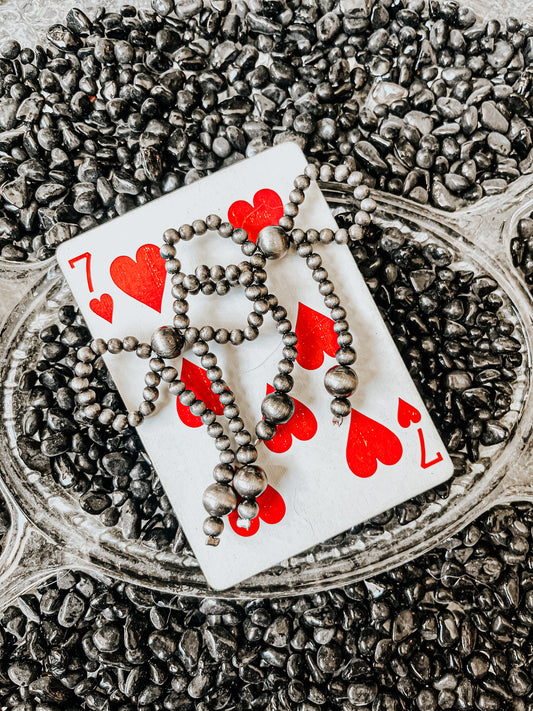 Navajo Pearl Bow Earrings