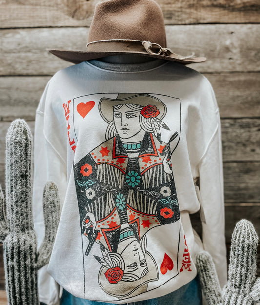Queen Of Hearts Crewneck