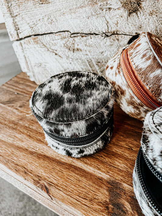 Cowhide Jewelry Box