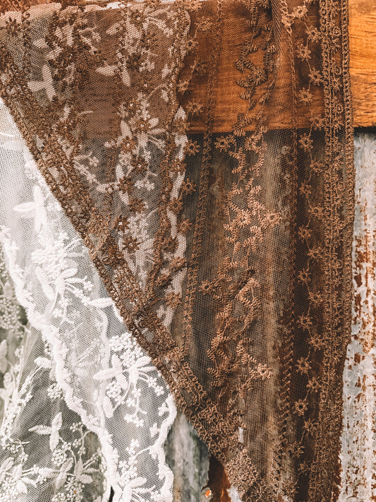 The Lace Wild Rag (Mocha)