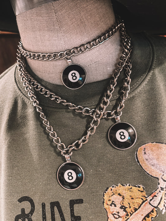 8 Ball Necklace (Thick)