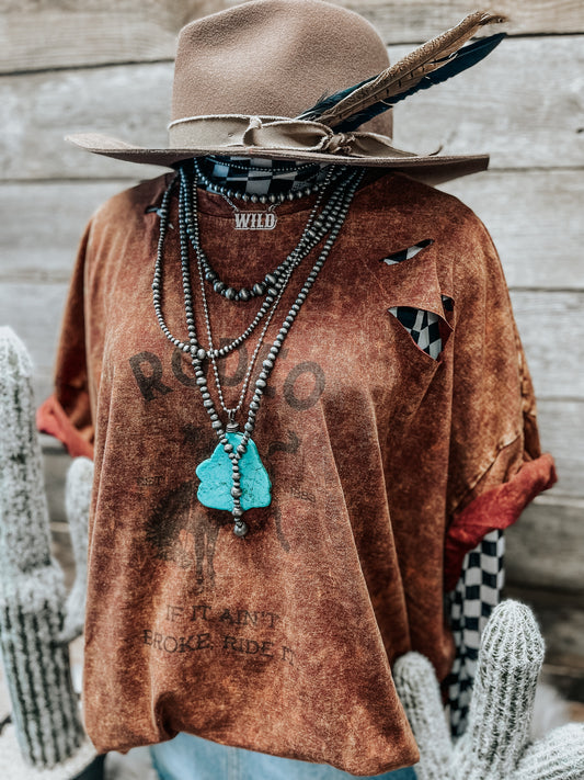 Distressed Rodeo Tee