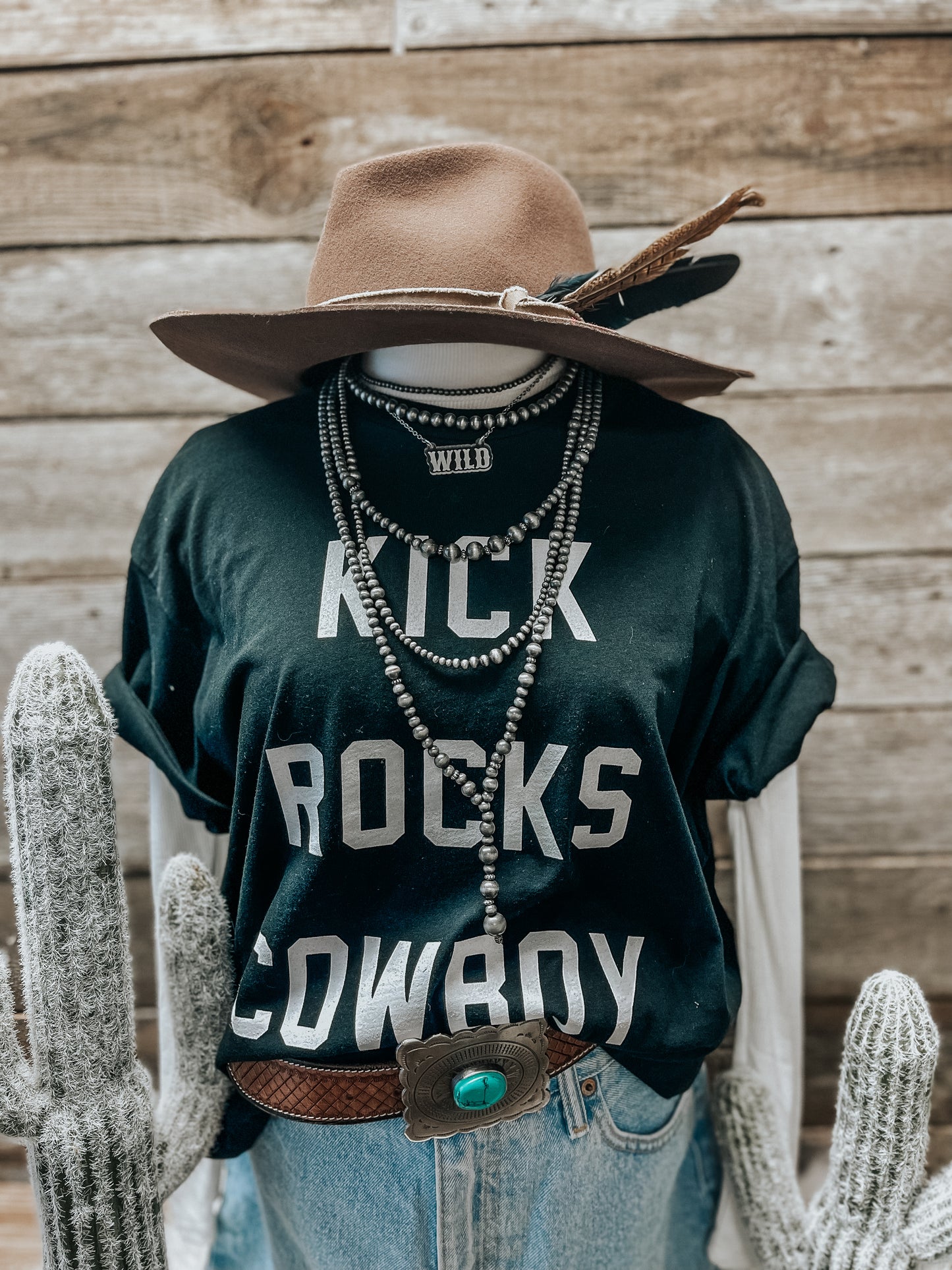 “Kick Rocks Cowboy” Tee
