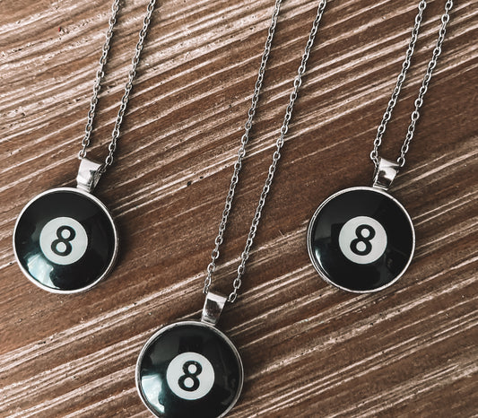 8 Ball Necklace (Thin)