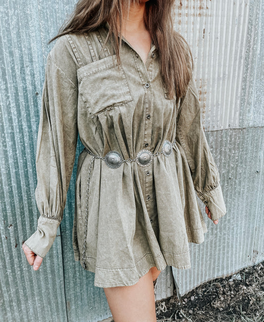 Oversized Collared Blouse
