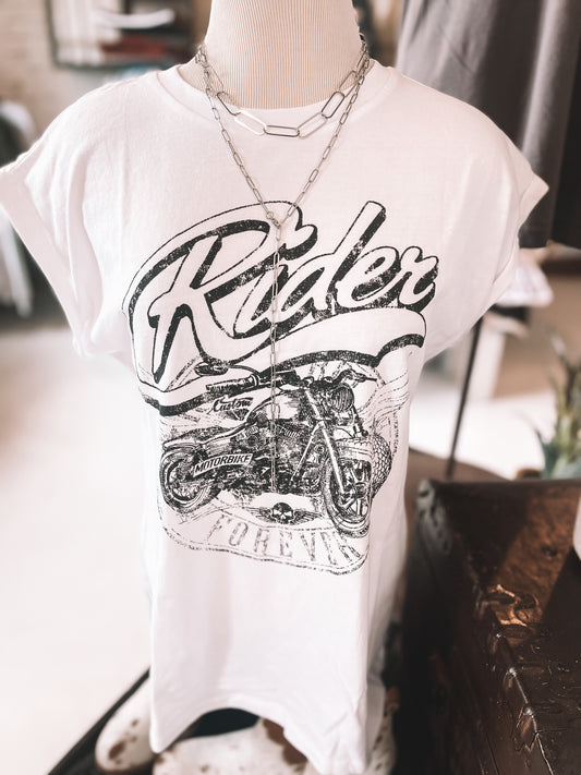 Rider Motorcycle Tee